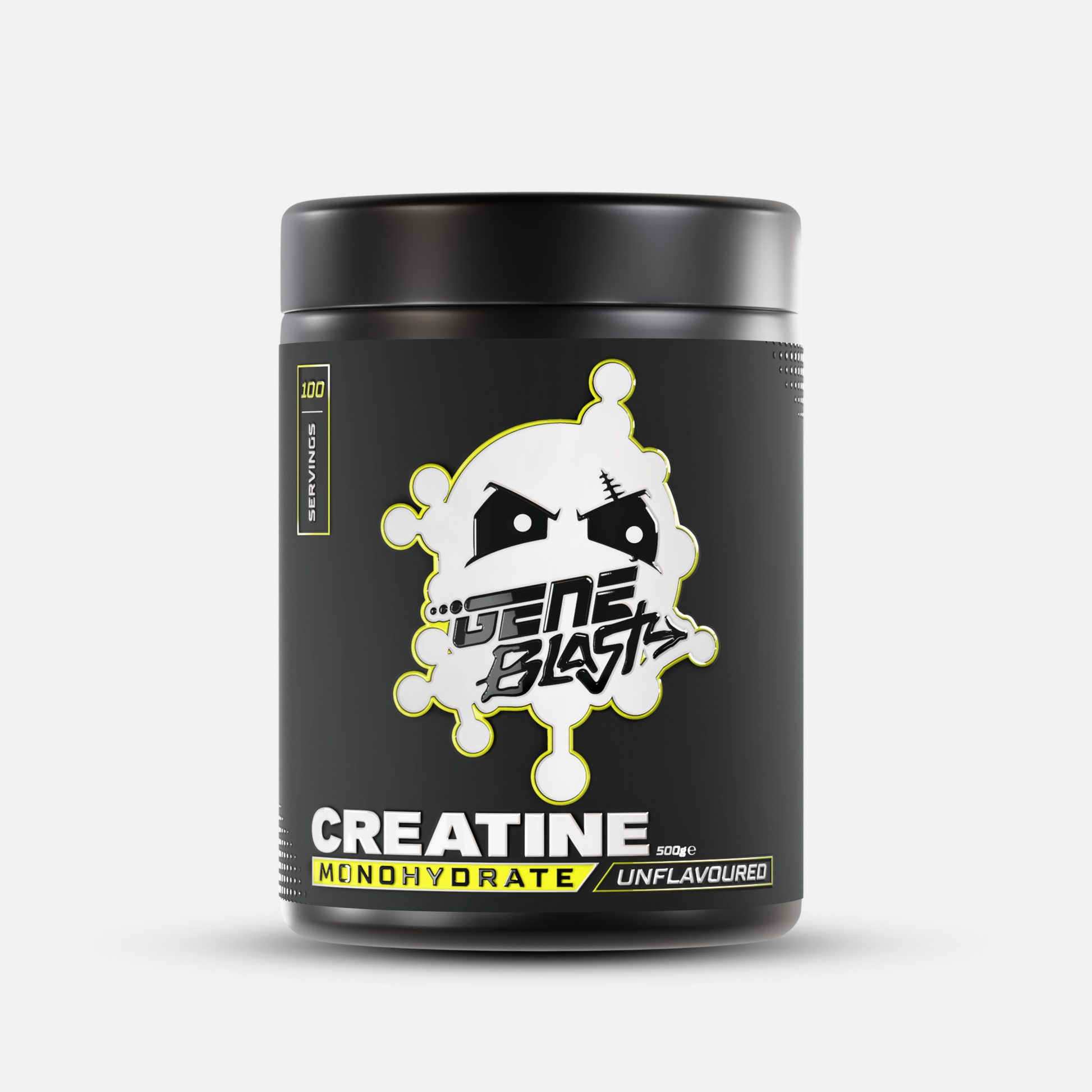 Gene Blast unflavoured creatine monohydrate 5g 100 servings micronised powder