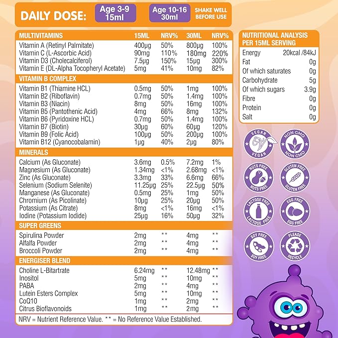 ACTIVE KIDS MULTI-VITAMINS