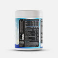 Stim-free pump pre workout ingredients label with citrulline nitrates glycerol and electrolytes